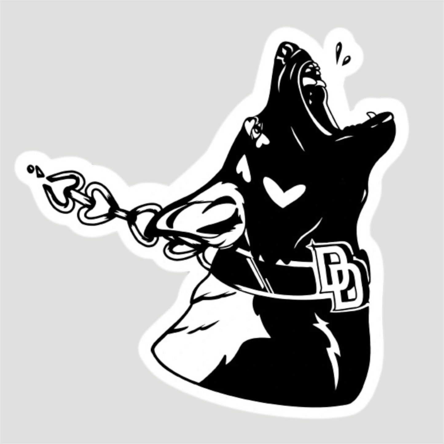 DOPAMINE DOG Shepherd Sticker
