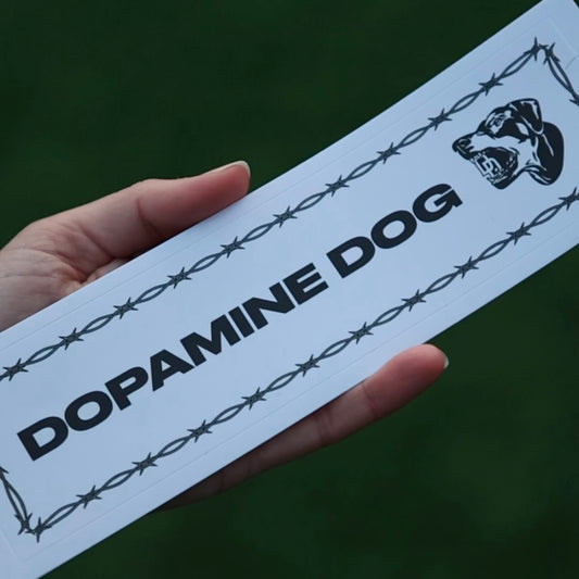 DOPAMINE DOG UV Resistant Bumper Sticker