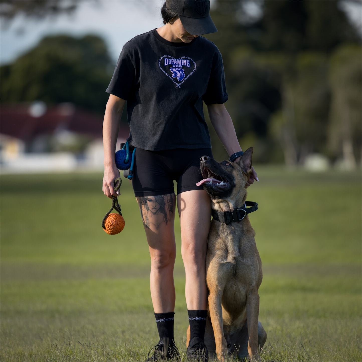 DOPAMINE DOG Barbed Crop Tee